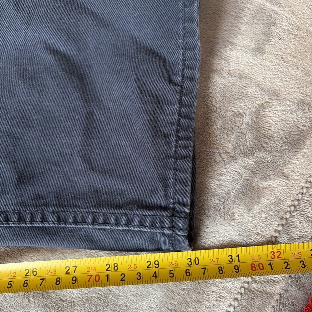 VTG Polo Ralph Lauren Pants Mens 33x30 Blue Cotton Chino Straight Five Pockets - Picture 7 of 7